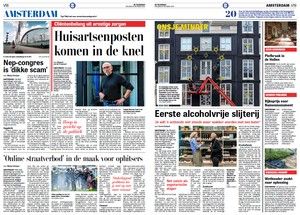 Artikel Telegraaf - Huisartsenposten in de knel 14 oktober 2022 spread.jpg