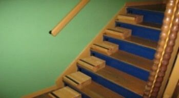 Tussentreden op trap