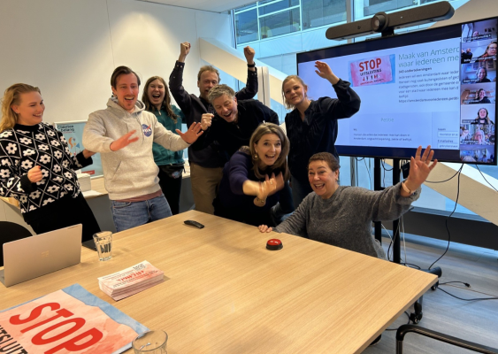 Lindy van Vliet lanceert de petitie Maak van Amsterdam een stad voor iedereen